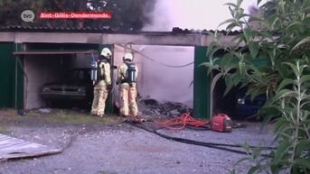 Garagebrand in Dendermonde vermoedelijk aangestoken
