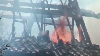 Woning boerderij brandt uit in Sint-Gillis-Waas