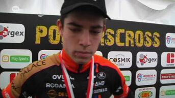 Reactie Wout Van Aert na winst Polderscross