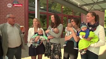 4 zwangere zussen vieren 4 zoons met massa-babyborrel