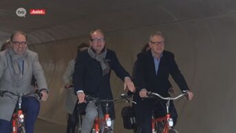 Aalst neemt nieuwe fietstunnel in gebruik