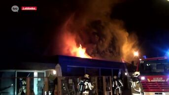 Brand vernielt groot deel van CC De Biekorf in Lebbeke